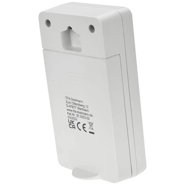 TFA Dostmann 30.3253.02 Trådlös termo/hygrometer 433 MHz