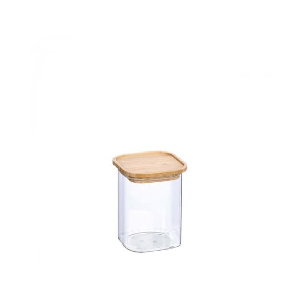 Fyrkantig glasburk 900 ml