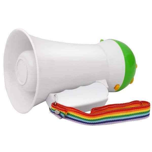 Megafon - TRIXES - 10 W - Grön - Trådad - Lätt och bärbar