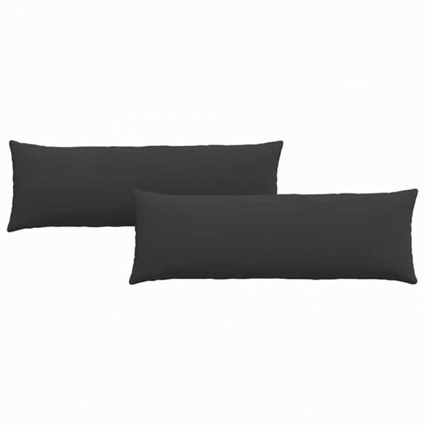 Soffkuddar - VIDAXL - 2 st - Svart - 120 x 40 cm - Rektangulär