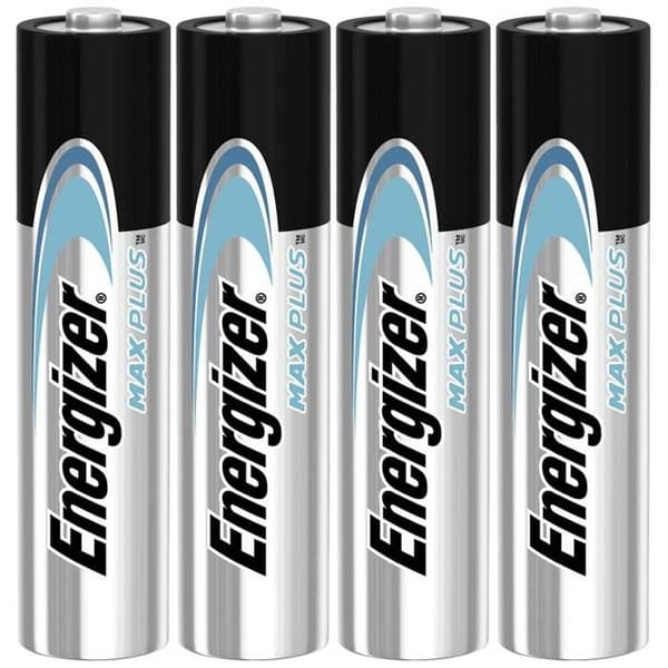 Batteri - Energizer - Max Plus - Alkaliskt - 1.5 V - Paket med 4 AAA