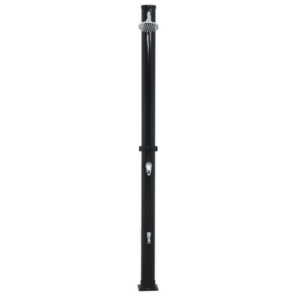 vidaXL Solar Shower Svart 220 cm 20 L