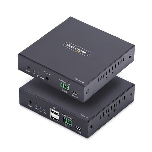 KVM HDMI-extender - STARTECH - 4K 60Hz - Drivrutinsfri - Plug-and-play - Metall