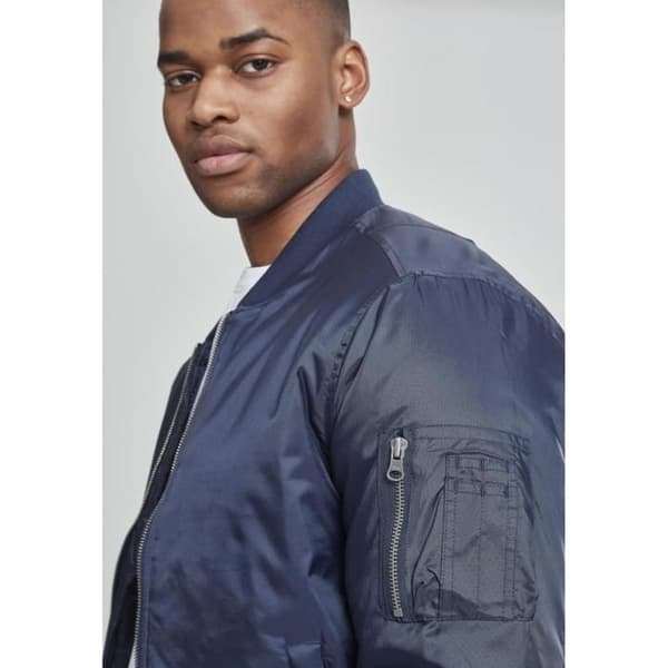 Jacka - Urban Classics - Basic Bomberjacka - Mörkblå - Unisex - Vuxen