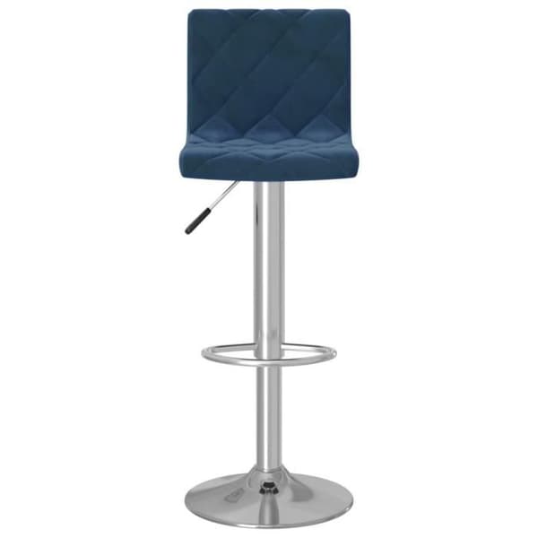 vidaXL Barstolar, 2 st Blue Velvet