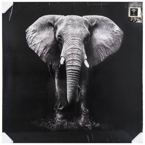 Tryckta elefanttyg 100x100cm - Atmosphera Inredningsskapare