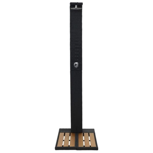 vidaXL Garden Shower Resin Wicker WPC