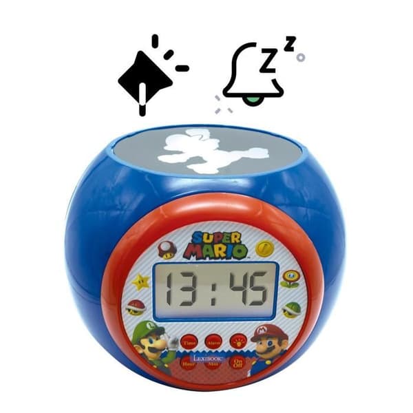 Super Mario projektor väckarklocka