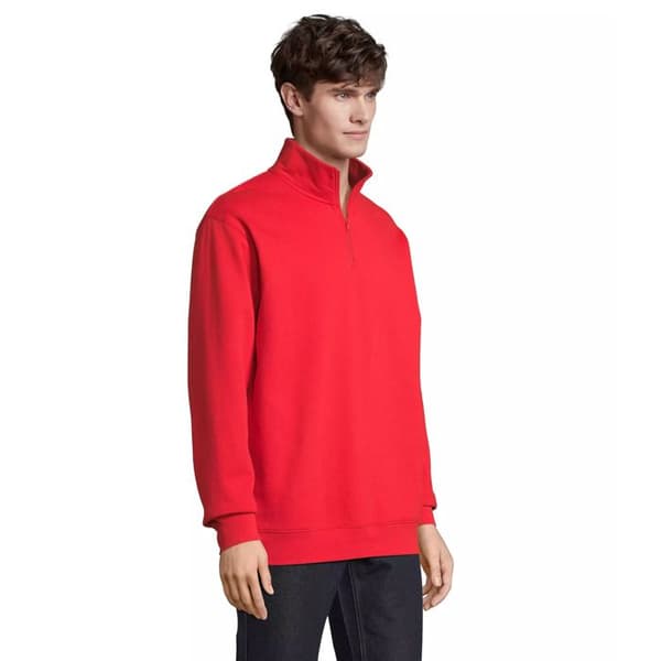 Sweatshirt 1/4 zip hög krage Sol's Conrad