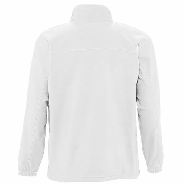 Vit zip-up mikrofleecejacka - Sol's