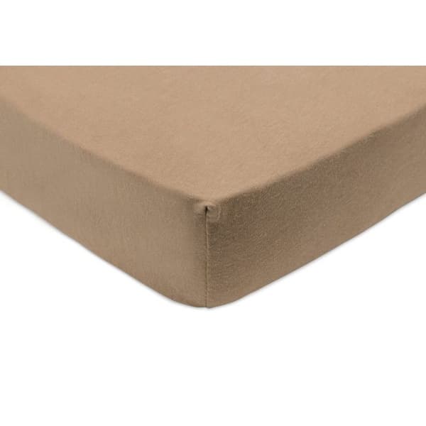 Drap-housse Jersey 60x120cm - Havgrön/Biscuit - 2 Enheter