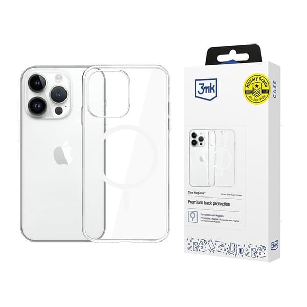 3mk Clear MagCase för iPhone 14 Pro Max - Transparent