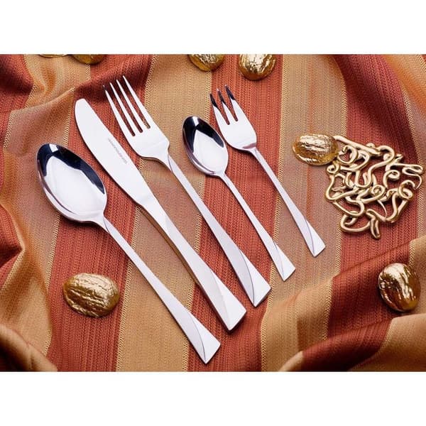Bestickeset - Kinghoff - KH-3590-65 - 30 delar - Rostfritt stål - Satinfinish