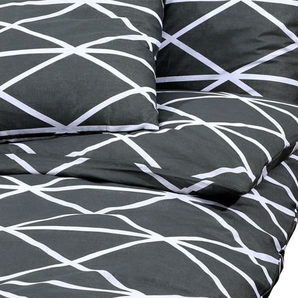 vidaXL Påslakan Set Grå 140x200 cm Bomull136046