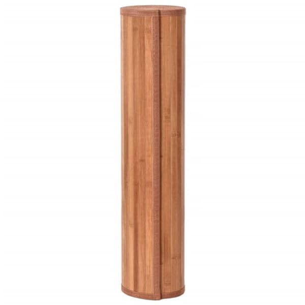 Rektangulär matta - VIDAXL - 60x100 cm - Naturlig bambu - Halkfri - Brun