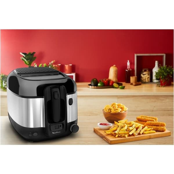 Fritös Moulinex Super Uno 2,2 L 1800 W Svart och Silver