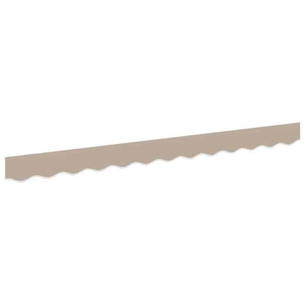 vidaXL Ersättning av valance Beige 3,5 m Polyester 42000759