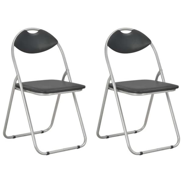 vidaXL 2x Fällbara Stolar för Matplats, Middagsstolar, Kökstolar, Matstolar, Vardagsstolar Hem 284407