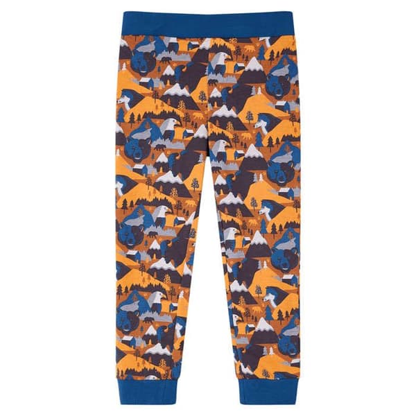 Pyjamas barn långärmad cognac 92/104/116/128/140