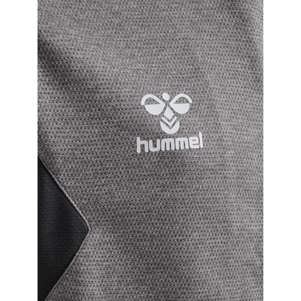 Hummel Authentic barn zip-up polyester träningsjacka - grå