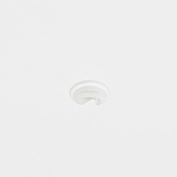 vidaXL Trädgårdsbord Vit 80x75x72 cm Plast