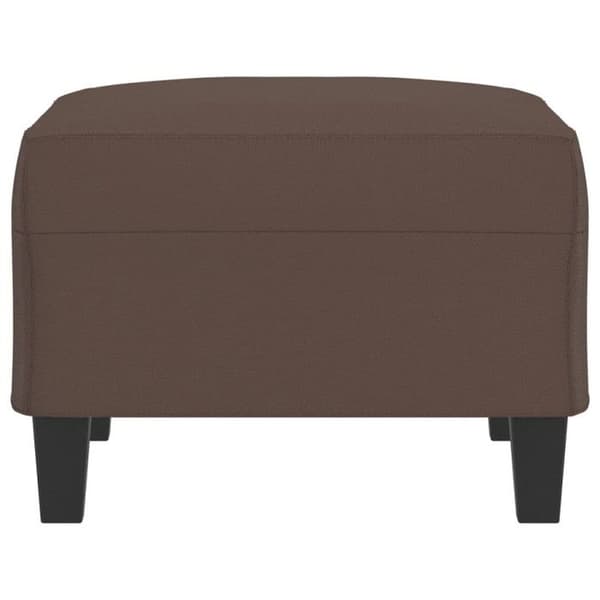 Repose pied Marron 70x55x41 cm Similicuir