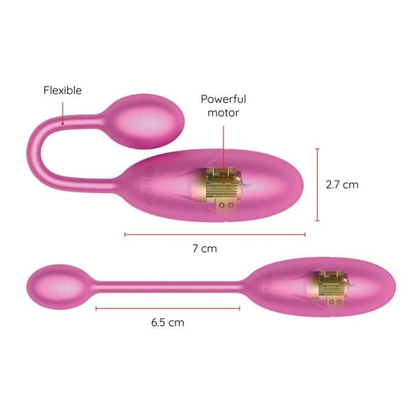ONINDER - VIBRANT EGG DENVER PINK 7 X 2,7 CM GRATIS APPLIKATION -