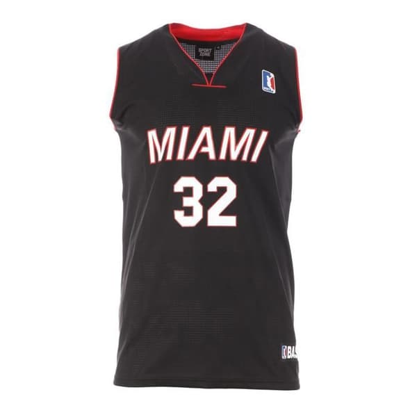 Miami Svart Baskettröja Herr Sport Zone Miami 32