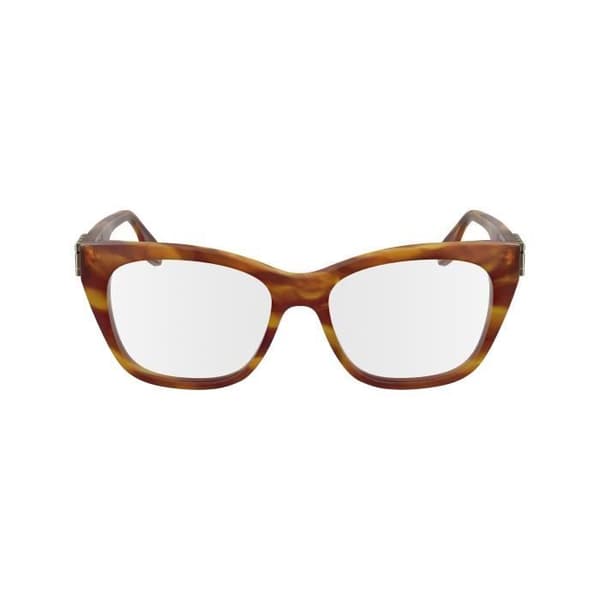 Synoptiska Glasögon - VICTORIA BECKHAM - VB2662 - Randig Blond Havana - Acetat - Oftalmiska
