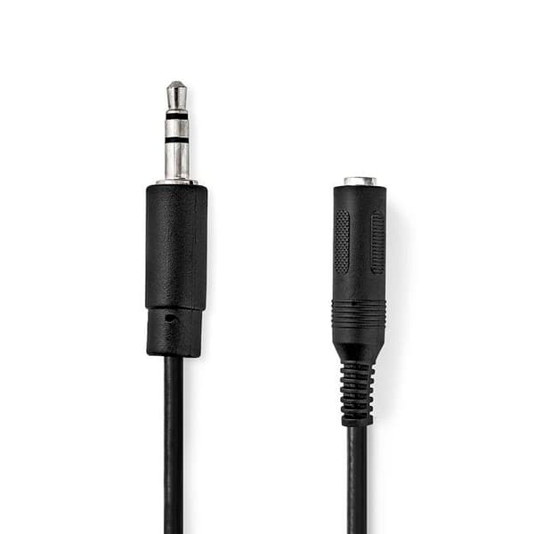 Stereo minijack ljudadapter - NEDIS - 20 cm - CCS-ledare - Polyväska