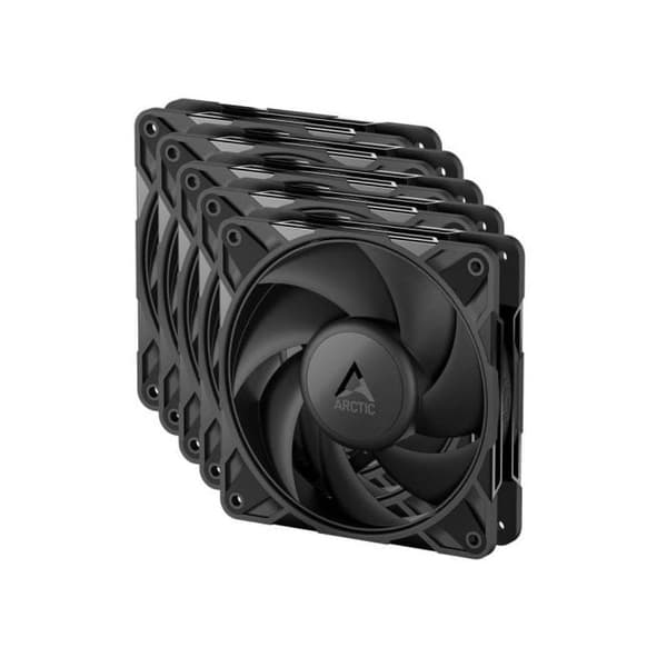 Arctic Socket universal luftkylning 120 mm P12 Pro Pack 5 PWM-fläktar med vätska 0 dB