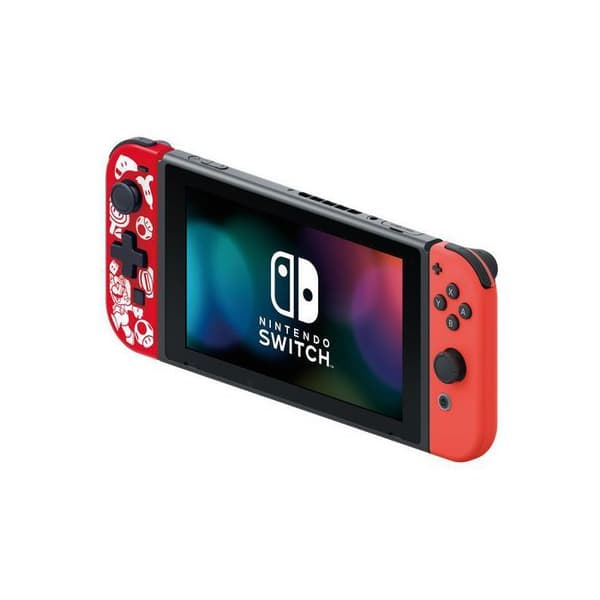 Spelkontroll - HORI - Nintendo Switch - D-Pad - Mario-mönster - Röd