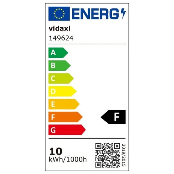 vidaXL LED-projektor med sensor 20 W Varmvit