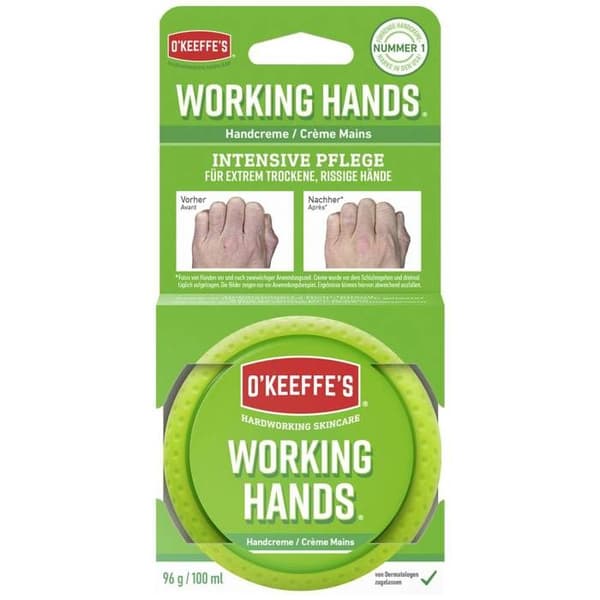 Handkräm - O'KEEFFE'S - Working Hands - 96 g - Icke fet - Utan doft