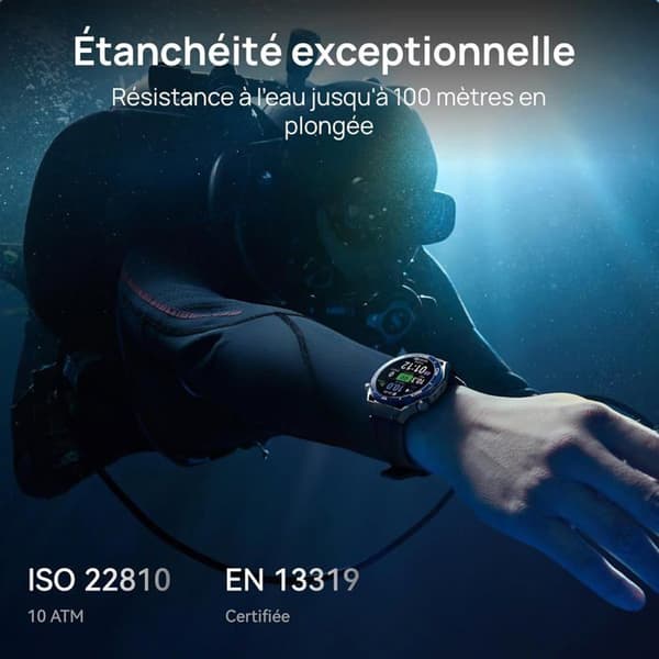 HUAWEI Watch Ultimate - Golf, Vattentålig 100m, Hälsa