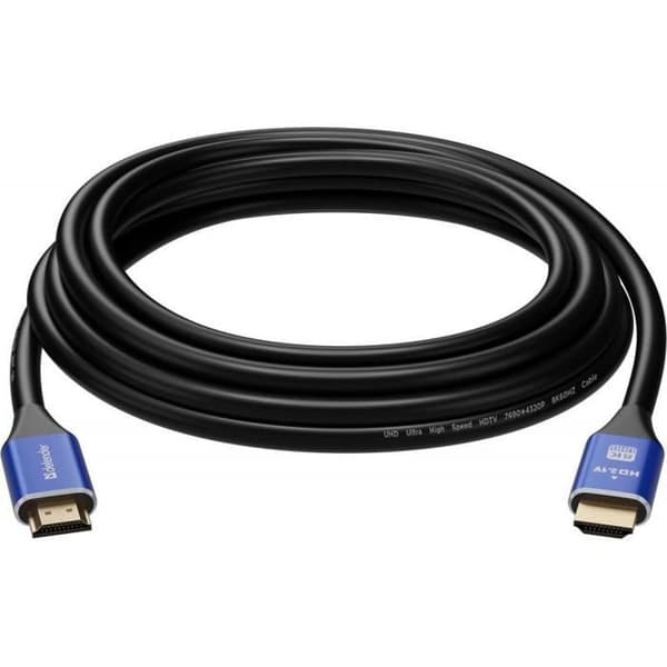 HDMI-kabel - DEFENDER - v2.1 5m - 8K - M/M - Blå