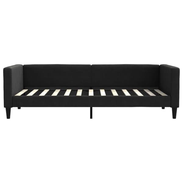 vidaXL Daybed Svart 90x200 cm Tyg 353985