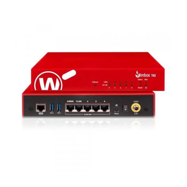 WatchGuard Firebox T45 med 1-års Total Security Suite (WGT45641)