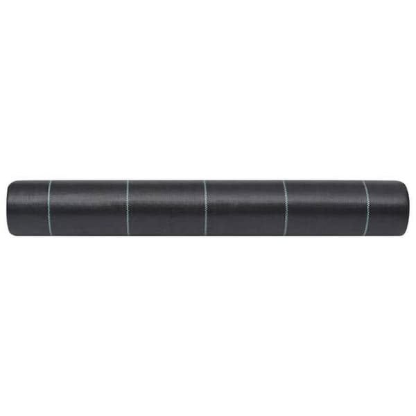 vidaXL Mulchduk Svart 2x50 m PP