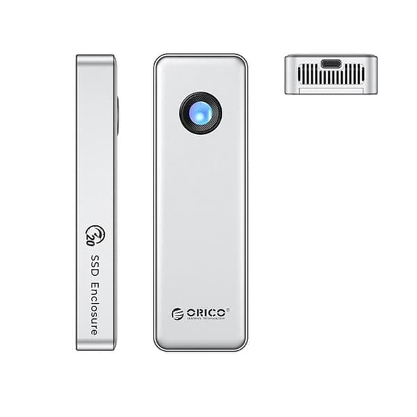 Cage SSD - ORICO - OUM2-G20 - USB-C 3.2 - 20 Gbit/s - M.2 NVMe - Silver