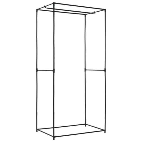 vidaXL 2 st Garderober Grå 75x50x160 cm