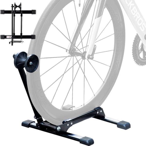 Stabil och hopfällbar framcykelstöd - svart