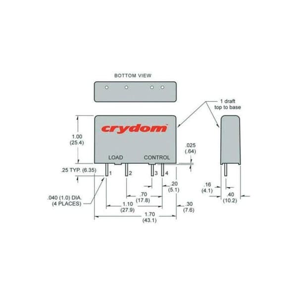 Crydom elektroniskt relä - MPDCD3 - Halbleiterrelais