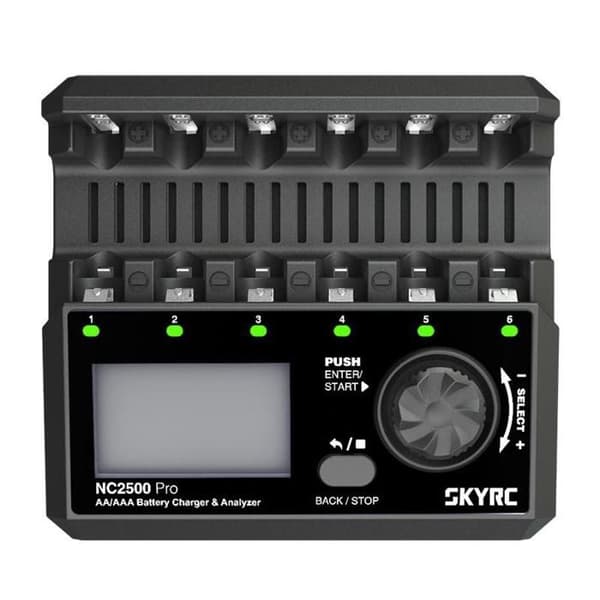 SkyRc NC2500 Pro AA och AAA batteriladdare och analysator