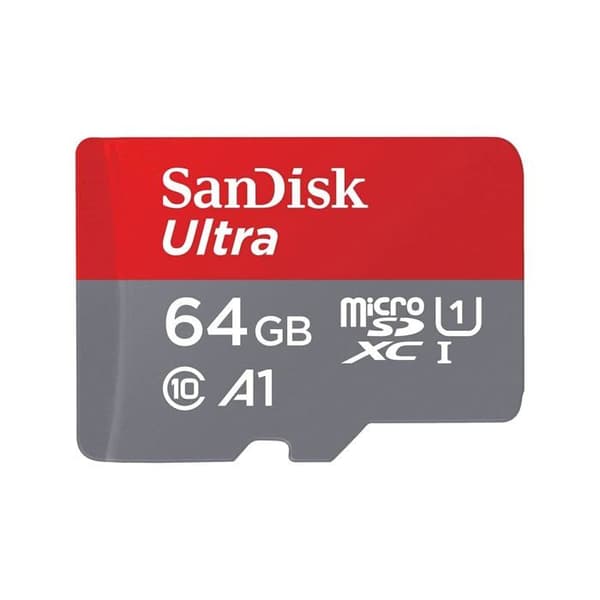 Minneskort - SANDISK - ULTRA MICROSDXC - 64 Go - Klass 10 - 120 Mo/s