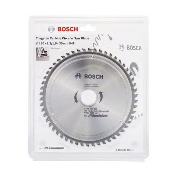 Sågblad - BOSCH - Eco - 190x30 mm - 54 tänder - Karbid