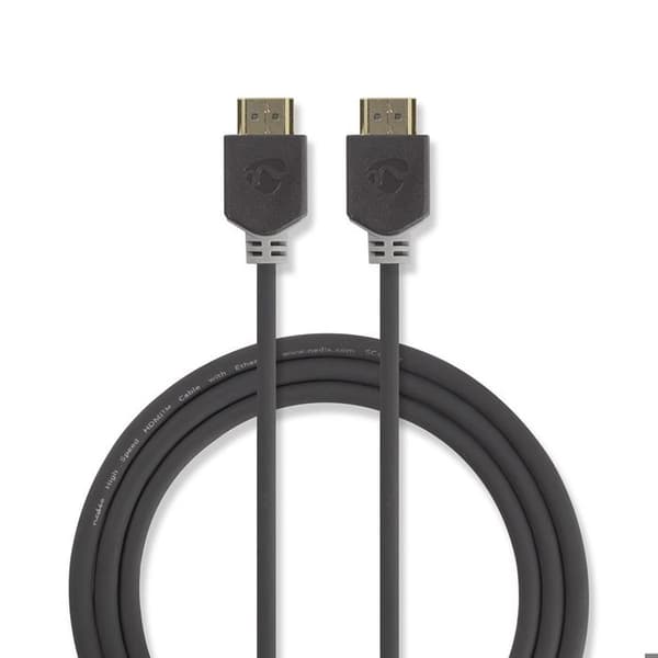 High Speed HDMI-kabel med Ethernet - Nedis - 10 m - Antracit