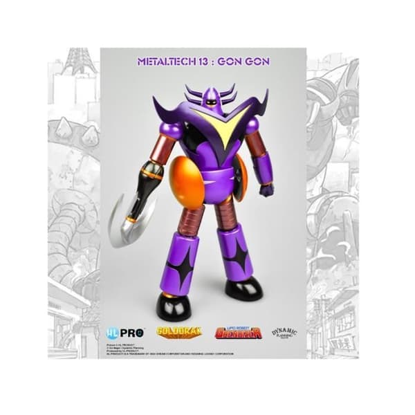 Figur - Goldorak - Gon Gon - Metallisk - 17cm - Samling Metaltech