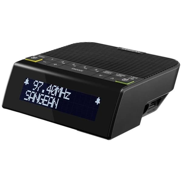 Radio-väckarklocka - SANGEAN - DCR-90 BT - DAB+ - Bluetooth - Svart