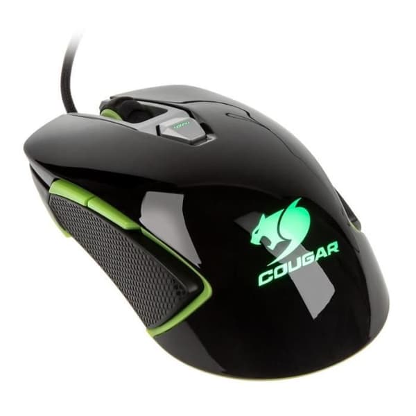 COUGAR 450M optisk spelmus - svart - 8 programmerbara knappar - 5000 dpi